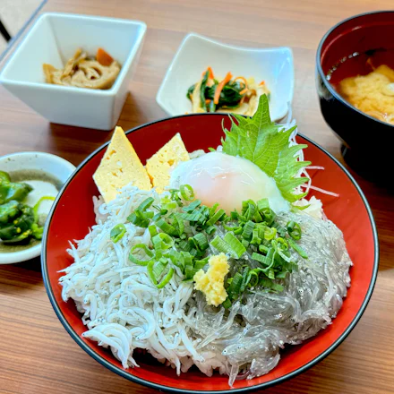 【横須賀】生と釜揚げを一度に味わう至福!かねしち丸網元直営「夕凪」のしらす二色丼